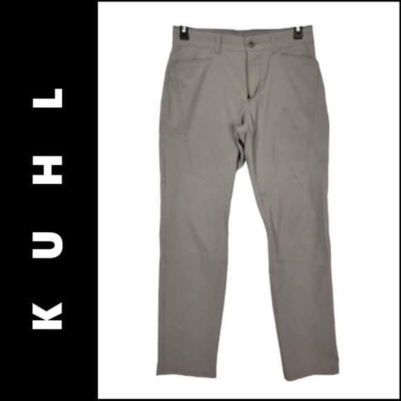 Kuhl Pants Kuhl Pants Size 3 X 32 Beige Men Career Formal Flat